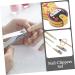FRCOLOR Nail Grooming Kit 1 Set Nail Scissors Set Japan Pu Travel To Stack Nail Manicure Clippers - Buy Online on GoSupps.com