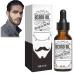 30ML Huile Barbe pour Hommes Huile De Croissance De Barbe pour le Traitement des Poils du Visage Masculin pais Favorise la Croissance Hydrate Nourrissant Forte Croissance Barbe Huile serums
