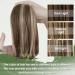 Buy Hetto Clip-In Extensions | Real Remy Hair #4/27 Dark Brown & Red Blonde Highlights - 80g 30 cm | International Shipping Available - Buy Online on GoSupps.com