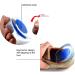 3 Pair Gel Heel Cups Plantar Fasciitis Inserts - Silicone Gel Heel Pads for Heel Pain & Shock Absorbing Support - Blue (Size L) - Buy Online on GoSupps.com