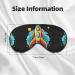 Rocket Clipart Space Ship Eye Mask | Unisex Soft Sleep Shade for Travel Yoga & Shift Work - Buy Online on GoSupps.com