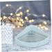 HANABASS Small Pet Ceramic Toilet Rabbit Litter Tray Chinchilla Potty Tray Rabbit Toilet Cat Toilet Ceramics 24x18.5cm Sky-blue - Buy Online on GoSupps.com