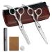 Professional Hair Cutting Scissors & Thinning Shears Kit - 6.5 Grooming Set for Men, Women & Pets with Comb & Case - Buy Online on GoSupps.com