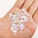 100PCS Mixed Nail Rhinestones AB Crystal Flatback Glass Gems Round Multi Sizes Shapes Nail Art Diamond Symphony Nail Decoration for Nail Art DIY Crafts Clothes Shoes Jewelry Translucent Aurora