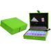 Leather 7 Day AM/PM Pill Organizer - Green | International Shipping Available - Buy Online on GoSupps.com