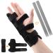 Finger Splint Brace - Adjustable Finger Brace for Ring and Pinky Finger + Trigger Finger Splint - Reversible Finger Immobilizer for Straightening Arthritis Sprains Pain Relief (Right or Left Hand)