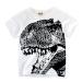 Toddler Girl Undershirt Kids Baby Boys Dinosaur Short Sleeve Crewneck T Shirts Tops Tee Clothes for Children Boys A 4-5T