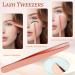 3 Styles Eyelash Tweezers Set Stainless Steel Eyebrow Tweezers Eyelash Curler Eyelash Applicator Tool Eyelash Tweezers Suitable for Beginners Girls and Makeup Artist Gold - Buy Online on GoSupps.com
