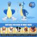 ROSAUI Plush Squeaky Cockatoo Dog Toy - Interactive Dental Chew Toy for All Breed Sizes - Buy Online on GoSupps.com