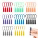 Zipper Pendant for repair 40 pieces of zipper pulls 8 colors nylon replacement zipper for threading zipper for sports clothing backpack camping zipper slider tabs
