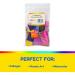 Hygloss Bleeding Tissue Paper Squares - 20 Assorted Colors, 1-Inch, 2400 Pcs - Buy Online on GoSupps.com