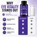 HerbaMe Eye Vitality - Eye Vitamins Supplement | Supports Vision & Macular Health | With Lutein, Bilberry, Zinc & More | 90 Capsules - Buy Online on GoSupps.com
