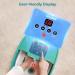 HOSPAN Collapsible Foot Spa with Heat, Bubble, Red Light, and Temperature Control - Sky Blue | Shiatsu Massage Rollers for Relaxation and Stress Relief - Buy Online on GoSupps.com
