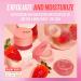 Kaja Balmy Bento Lip Balm & Scrub - Coral Finish | Moisturizing & Exfoliating Lip Care | Strawberry Rose | 0.4 Oz - Buy Online on GoSupps.com