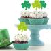 Whaline 120Pcs St Patrick's Day Cupcake Topper Glitter Green Shamrock Cupcake Picks Lucky Clover Food Picks for Irish Holiday Party Supplies Cake Decorations 120 Shamrock - Buy Online on GoSupps.com