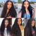 20 Deep Wave Brazilian Human Hair Bundle | 10A Unprocessed Virgin Weave | Natural Black Color | Wavy & Wet | Double Weft Extension - Buy Online on GoSupps.com