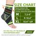 Ankle Brace & Compression Sleeve for Men & Women | Support for Sprains Fasciitis & Achilles Injuries - Large Black - Buy Online on GoSupps.com