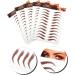 BIUDECO 5 Sheets Eyebrow Stickers Fake Eyebrows Eyebrow Sticker for Eyebrows Waterproof Eyebrow Waterproof - Buy Online on GoSupps.com