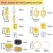 Nafaboig 200PCS Gold Braids Rings for Women - Hair Jewelry for Braids and Dreadlocks - Buy Online on GoSupps.com