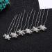Minkissy 12-Piece Snowflake Bridal Hairpins | Crystal Rhinestone Hair Clips | U-Shaped Christmas Wedding Headgear for Women & Girls - Buy Online on GoSupps.com
