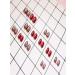 Shop HUIL Short Burgundy Black Silk Artificial Nails | False Nails & Manicure for International Shipping - Buy Online on GoSupps.com