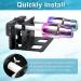 Cup Turner Tumbler Spinner Double Metal Frame Crafts - DIY Epoxy Machine with Silent Balance Shaft, Independent Switch - 2 Cups Black - Buy Online on GoSupps.com