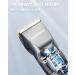 SUPRENT Cordless Hair Clippers for Men - Professional Waterproof Titanium & Ceramic, 5 Speed Settings, LCD Display - Buy Online on GoSupps.com