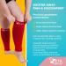 Zeta Wear Compression Stockings for Thick Calves - Soothing Gradient Support Edema & DVT Prevention 2XL White - Buy Online on GoSupps.com