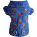 DOGGYZSTYLE Pet Vests Dog Denim Jacket Hoodies Puppy Jacket for Small Medium Dogs (S, Strawberry) S(Suggest 4-6 lbs) Strawberry