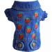 DOGGYZSTYLE Pet Vests Dog Denim Jacket Hoodies Puppy Jacket for Small Medium Dogs (S, Strawberry) S(Suggest 4-6 lbs) Strawberry