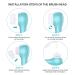 Facial Cleansing Brush Head Replacement - 6 Blue Heads for Clogged and Enlarged Pores - Buy Online on GoSupps.com