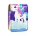 Lipstick Case Leather Lip Gloss Lipstick Organizer with Mirror Mini Lipstick Holder Bag Cartoon Theme Rainbow Unicorn Y413r8tvbd