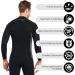 3mm Neoprene Wetsuit Pants & Tops Set for Men - Black Large | Front Zipper Diving Suit for Swimming, Snorkeling, Surfing | Full Body Comfort - Buy Online on GoSupps.com
