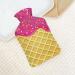 Strawberry Ice Cream Hot Water Bottle with Lid - Pain Relief & Foot Warmer | Rubber Hot Water Bag for Cold Therapy - Buy Online on GoSupps.com