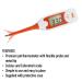 Premium Pet Thermometer For Animal Owners of Dogs Cats Horses Flexible Digital Temperature Probe Includes Vets Veterinary Hobdays Chart - Ideal for Pet First Aid Kit - Buy Online on GoSupps.com