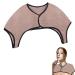 Shoulder heating pillows-360-degree package heated neck wrap thin |Washable neck warmer made of velvet all-year-old neck heating pillow heating pillows for the neck and shoulder relaxation camel L