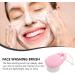 Beavorty double sided face brush face scrubber face cleansing brush facial brush facial wash brush face brush exfoliator facial cleansing brush soft artificial fiber cleaning brush - Buy Online on GoSupps.com