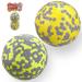 Fonpoo Super Elegar Dog Ball dog toys indestructible with the latest materials interactive water toys for small and medium -sized dogs (yellow+green)