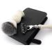 Haryali London Travel Razor Set | Triple Blade & Synthetic Hair Brush | Ivory Cream Handle in Leather Travel Bag - Buy Online on GoSupps.com