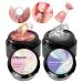U-shinein 2x10ml solid nail glue gel kit clear nude nude nail glue gel for acrylic nails tips press on solid glue gel nail art manicure glue gel transparent+colorful pink