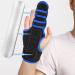 Trigger Finger Splint: Support the Middle Index little or Ring Finger Hand Splint Brace-Treating Hand Fractures Arthritis Mallet Finger or Metacarpal Fractures(Right Hand) One Size Blue-Right