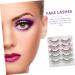 FOMIYES 10 Pairs Colored False Eyelashes Faux Lashes Party Eyelashes Eye Makeup Tools Fake Eyelash False Eye Lashes Makeup Eyelashes Fake Lashes False Lash Set Halloween 5d Imitation - Buy Online on GoSupps.com