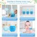 Buy Blue Ice Roller for Face & Eyes - Facial Ice Roller with Scrubber Sponge for Ultimate Cooling and Relaxation - Buy Online on GoSupps.com