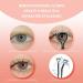 Sixia Collapsible Eyelash Comb Separator Tool with Cover - Black - Buy Online on GoSupps.com