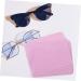 10pcs Glass Cleaning Cloths - Anti-Fog Lens Wipes for Eyeglasses - Purple Fiber Cleaning Wipes for Students - Buy Online on GoSupps.com