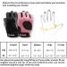 KANSOON Breathable Fingerless Workout Gloves for Women and Men - Pink Medium - Buy Online on GoSupps.com