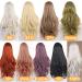 Xtrend 24 Inch Copper-Red Welly Lace Front Wig - Synthetic Heat-Resistant Natural Looking Glue-Free Part - Chestnut Brown Loose Corrugated Ginger Wig - Buy Online on GoSupps.com