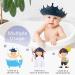 FUNUPUP Baby Shower Cap for Kids - Adjustable Toddler Hair Washing Shield with Shampoo Rinse Cup - Crown Blue - Buy Online on GoSupps.com