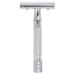 Merkur razor plane 33c |Classic gloss chrome |Three -part razor with a straight cut |Closed comb |Ideal for wet shaving |Zinc die casting |Brass handle |Made in Germany