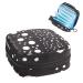 Women's bonds storage pockets Stillpad holder black white polka dot pattern portable period kit bag feminine product bag for women girls color2